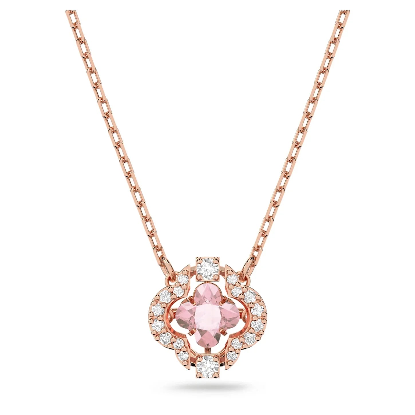 Collar Swarovski - Una - Rosa y Rosado