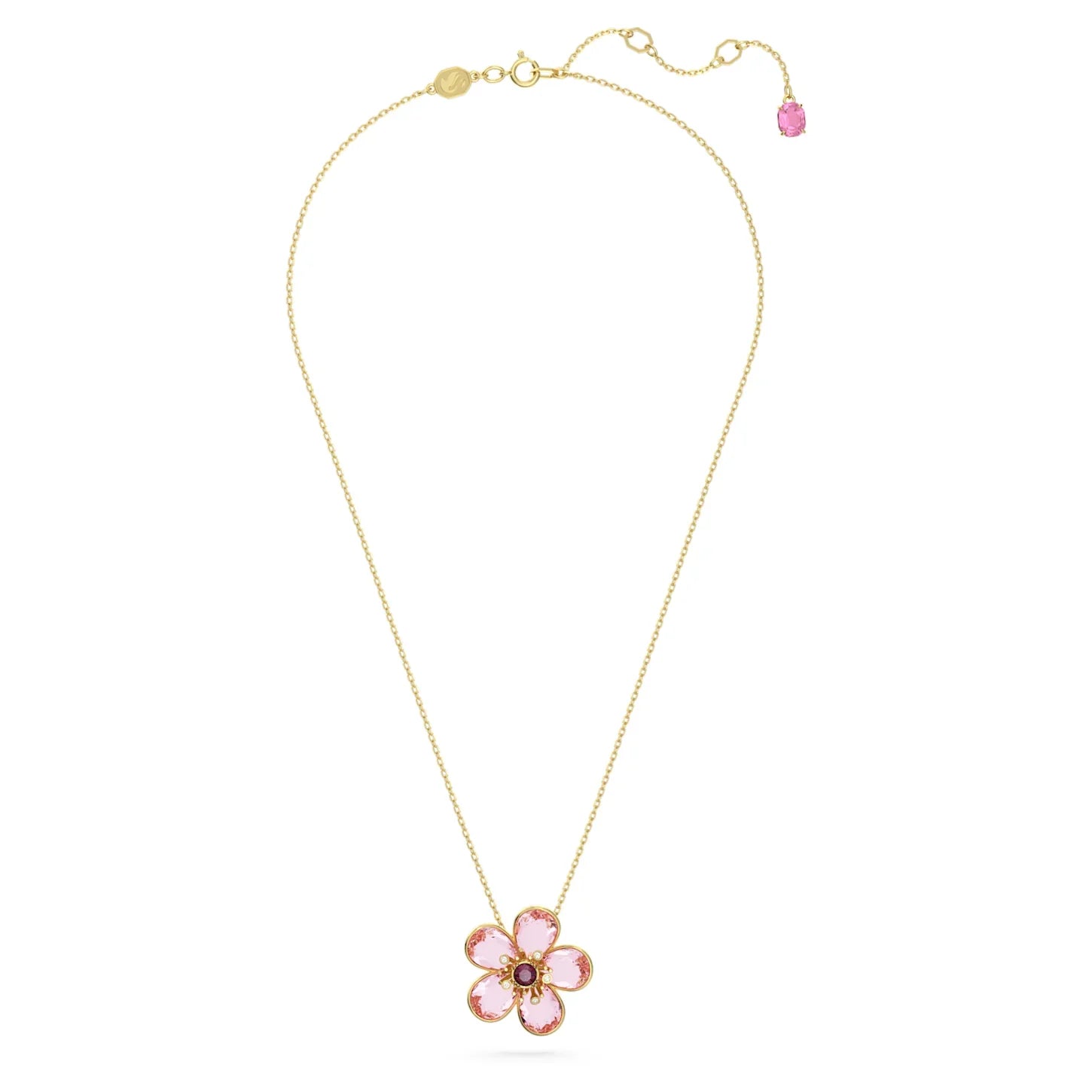 Colgante Idyllia Flor Pequeño Oro Rosa – Swarovski vista 3