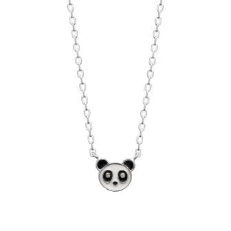 Panda-Halskette – Silber | Azuline