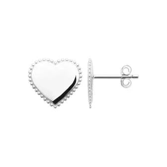 Cuore - Argento - Orecchini vista 3