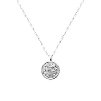 Medaljon - Stjerne - Sølv - Vedhængsvisning 3
