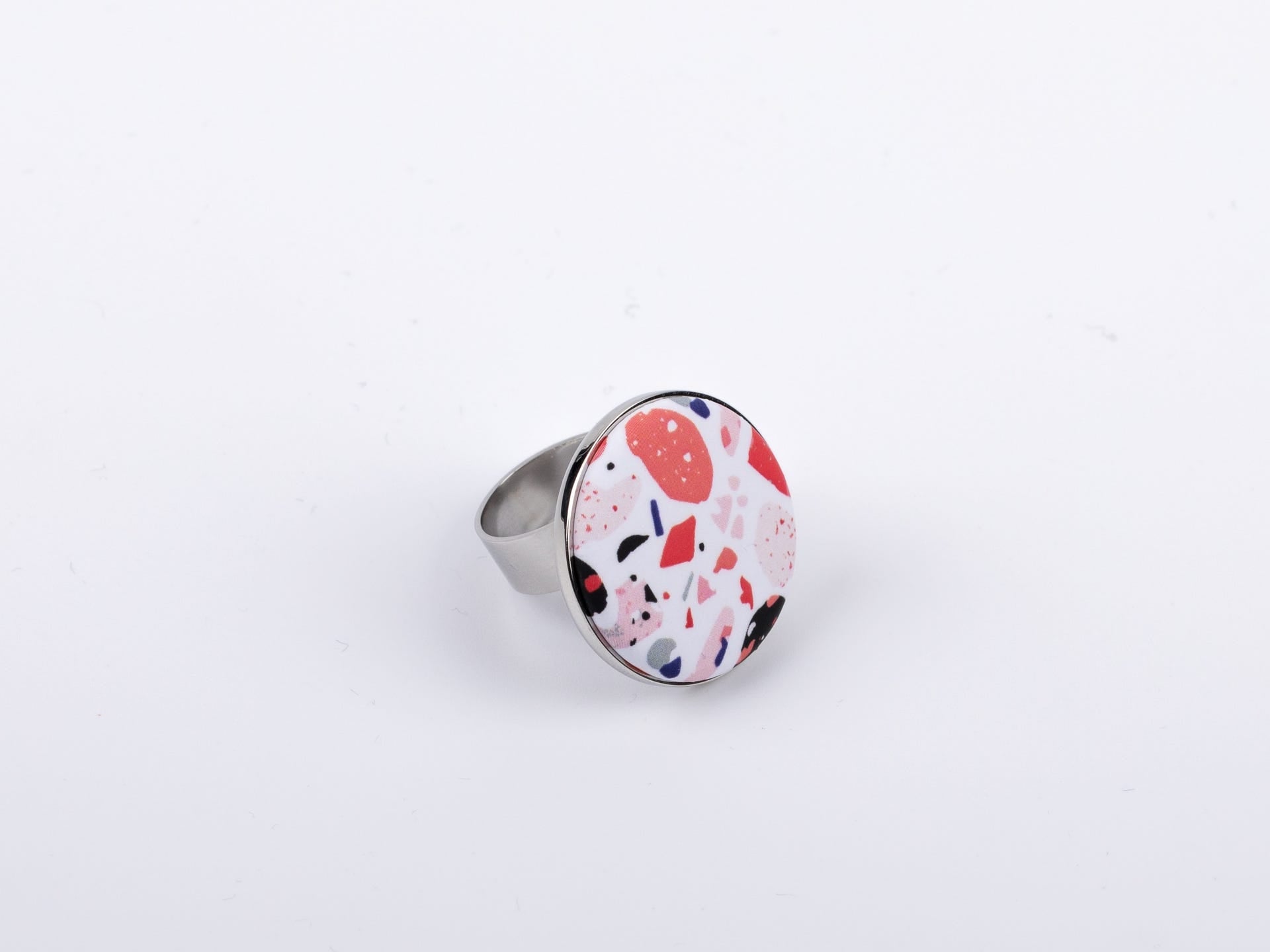 Anillo - Acero plateado - 25mm - Yaya Factory