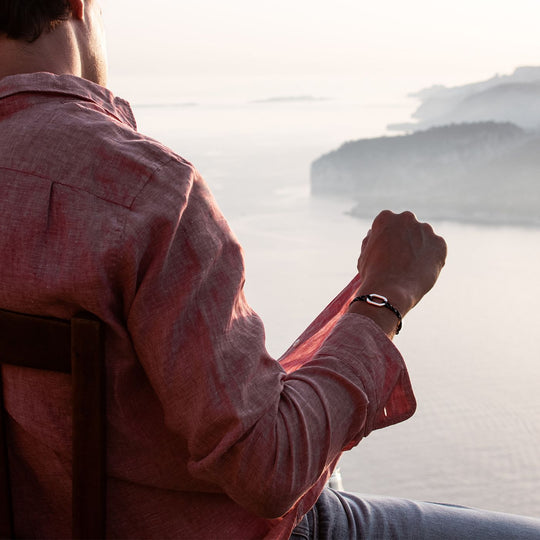 22mm link - Navy Blue and Tricolor - Le Vent à la Française