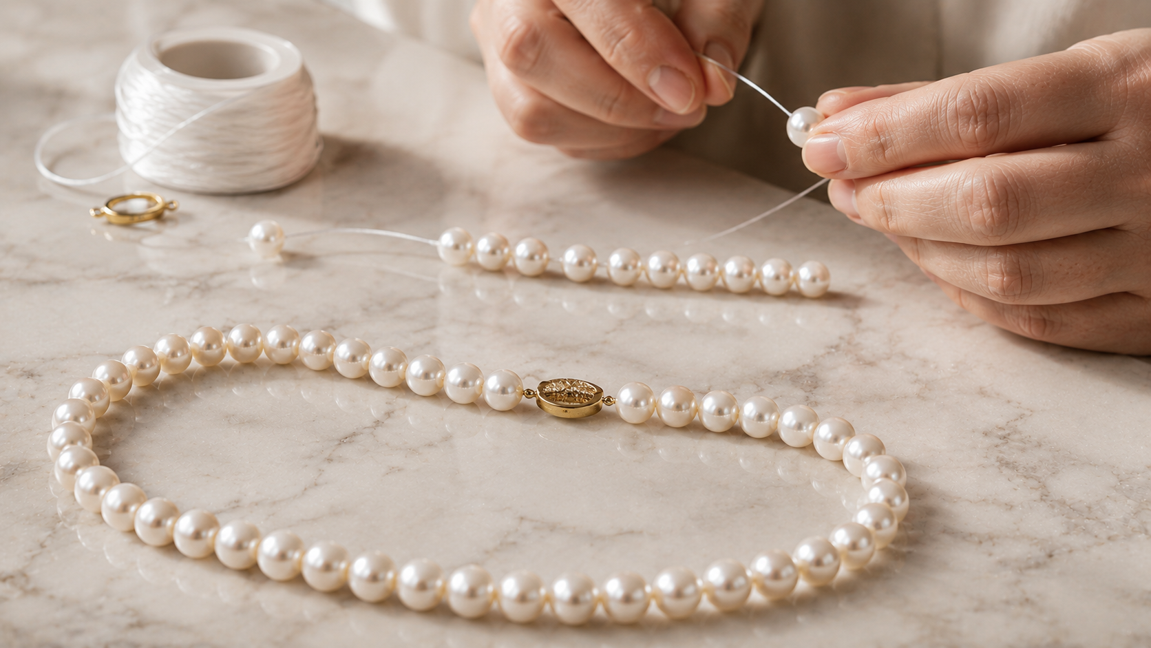 Mon collier de perles est cassé : faut-il le refaire ?