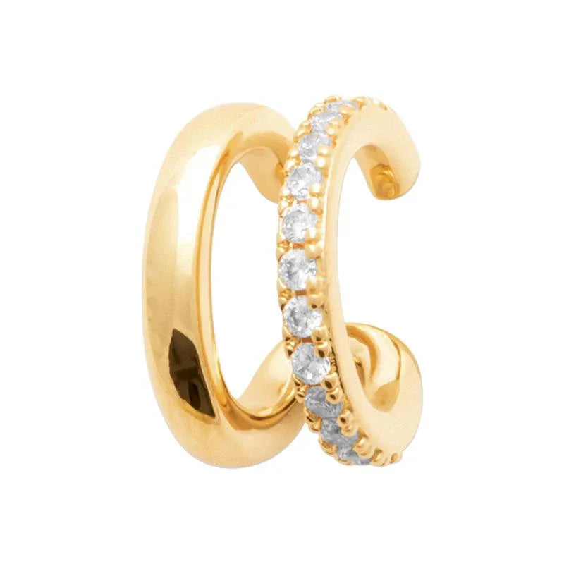 Bague d'Oreille - Plaqué Or - Boucle d'oreille à l'unité