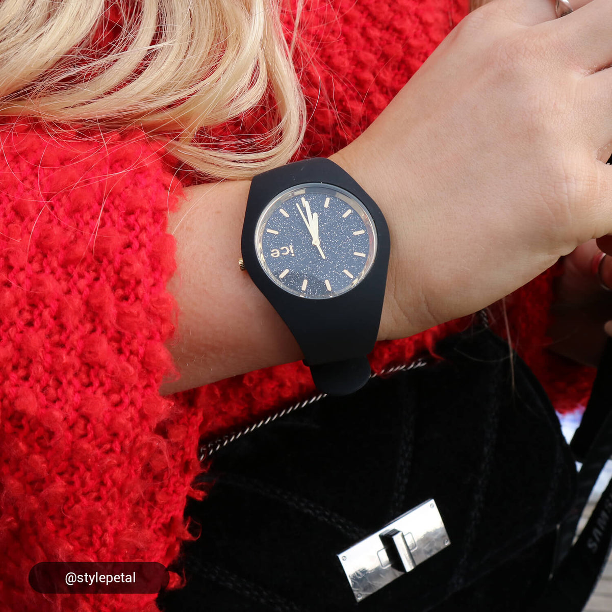 Ice-Watch GLITTER Negro 40 mm 001356 vista 5