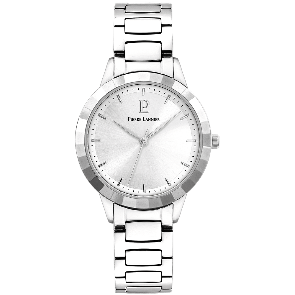 Montre femme Pierre Lannier GALIERA boîtier argenté bracelet acier argenté 002H621