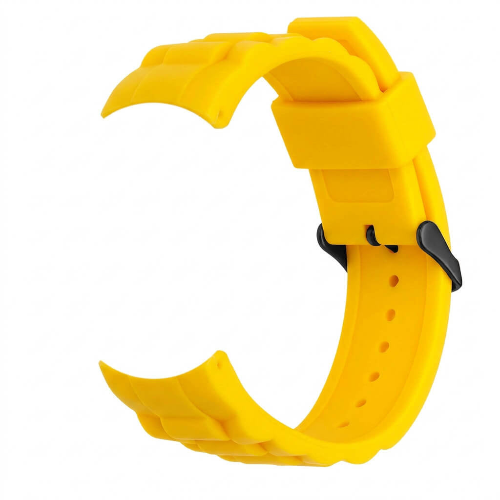 Bracelet de montre Ice-Watch silicone jaune Forever Yellow 22 mm boucle noire