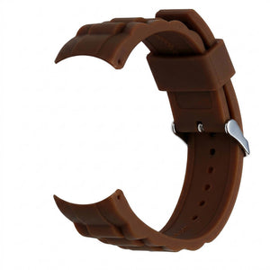Bracelet de montre Ice-Watch silicone marron Solid Caramel Brown 20 mm boucle argentée