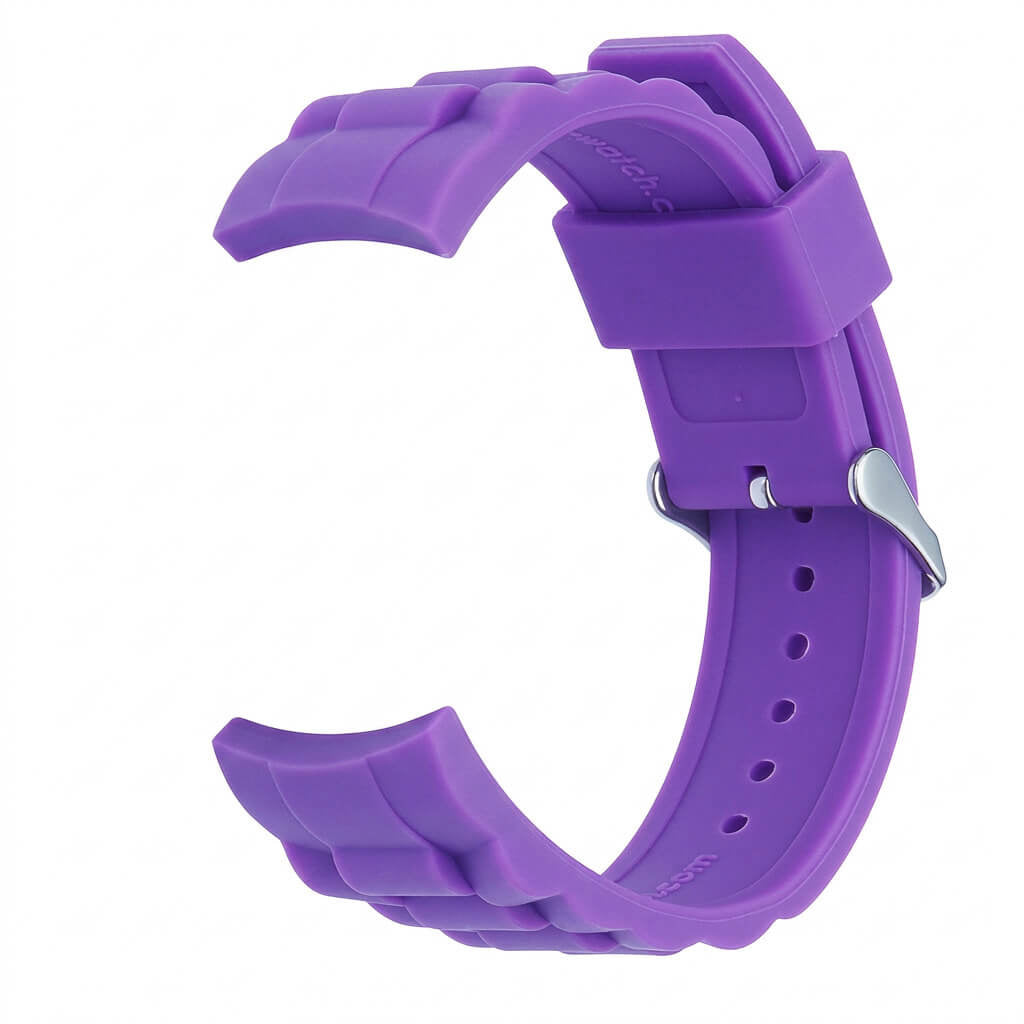 Bracelet de montre Ice-Watch silicone violet Forever Purple 17 mm boucle argentée