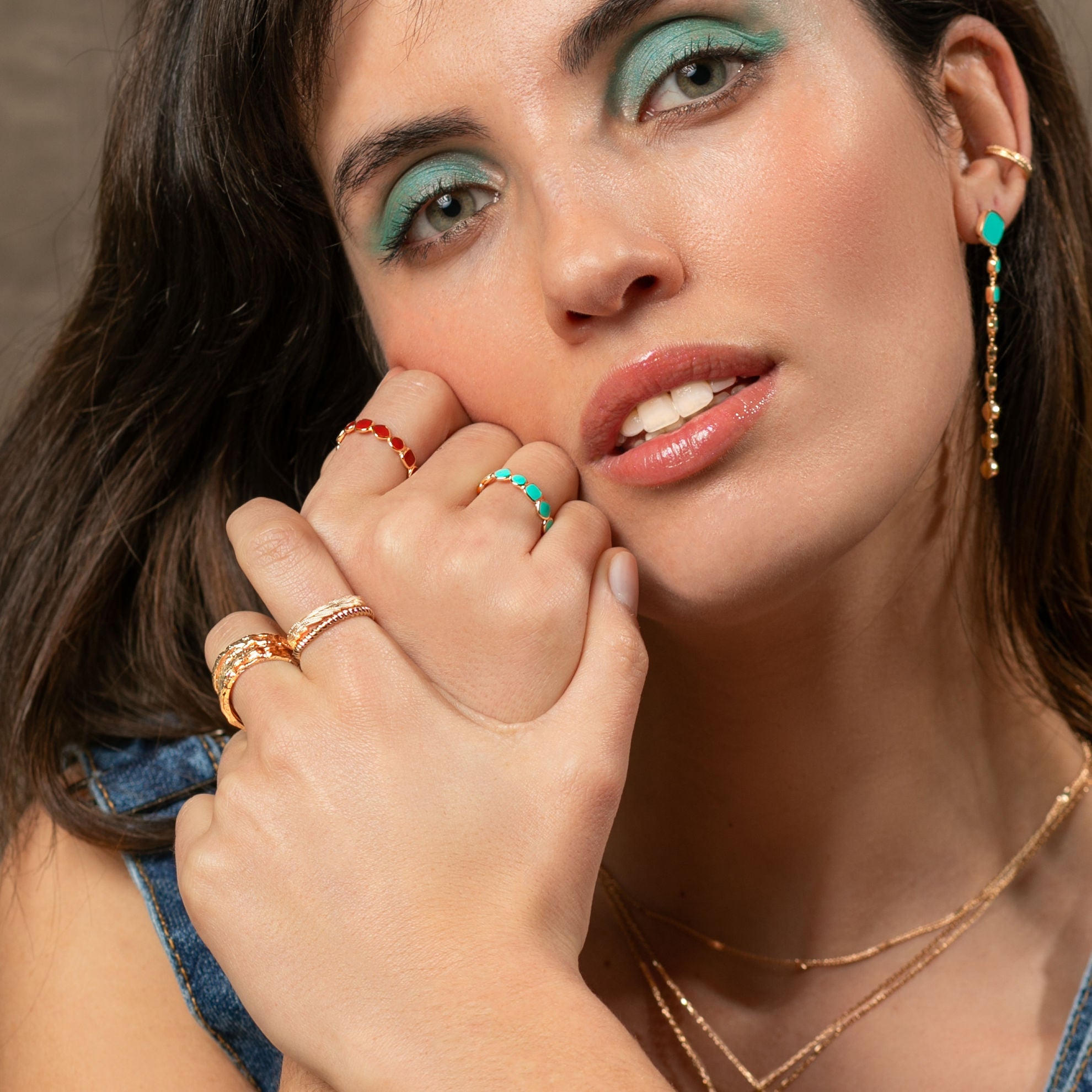 Gigi-Ring – vergoldet | Ana & Cha