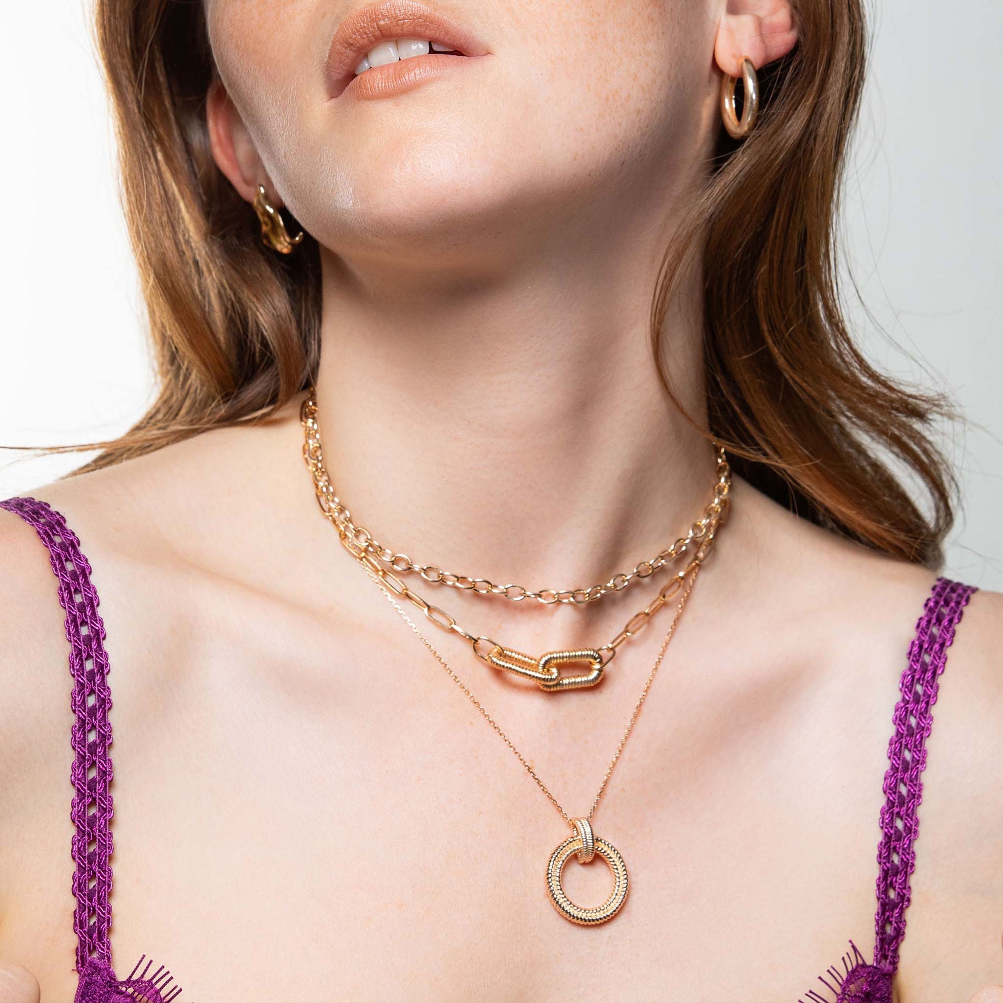 Ana & Cha Joana-ketting van verguld marien touw