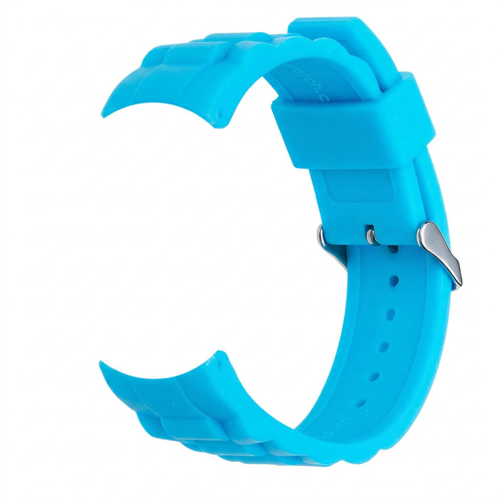 Bracelet de montre Ice-Watch silicone bleu Solid Brilliant Blue 20 mm boucle argentée