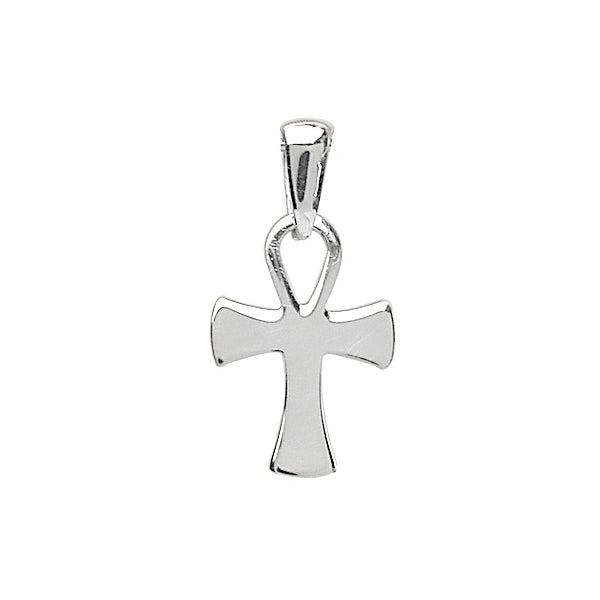 Pendentif croix égyptienne en argent 925 rhodié