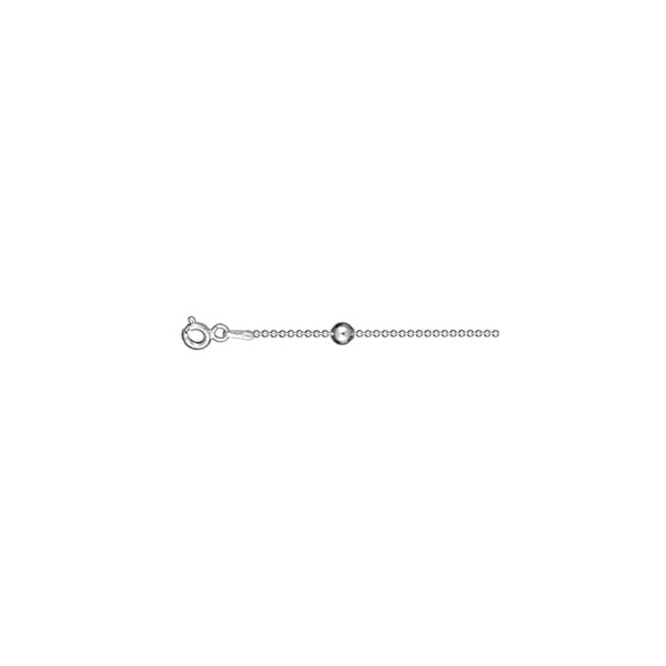 Chaîne de cheville boules en argent 925 élégante et légère