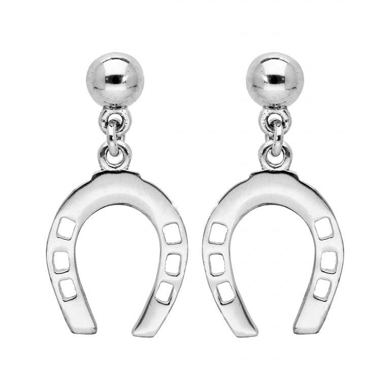 Horseshoe Earrings – Silver | Azuline
