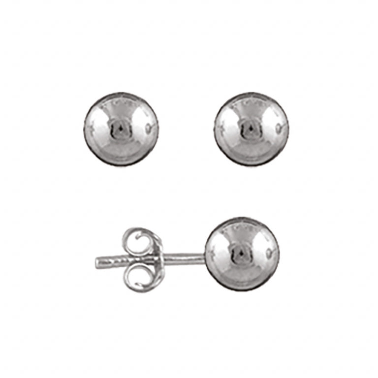 Oorbellen met balletjes – Zilver | Azulin