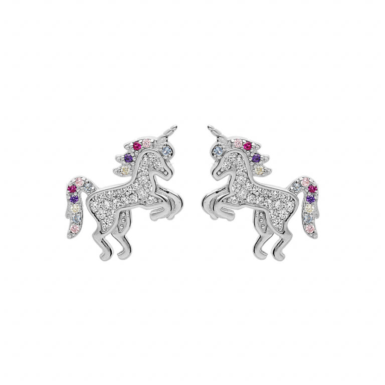 Cercei Unicorn – Argint | Azulin