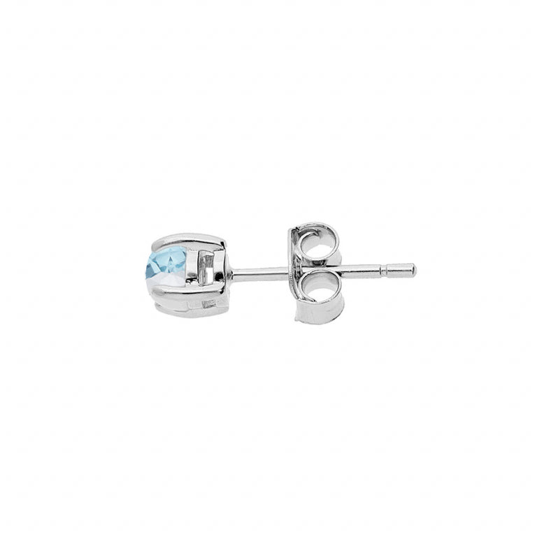 Stud Earrings – Silver | Azuline view 2