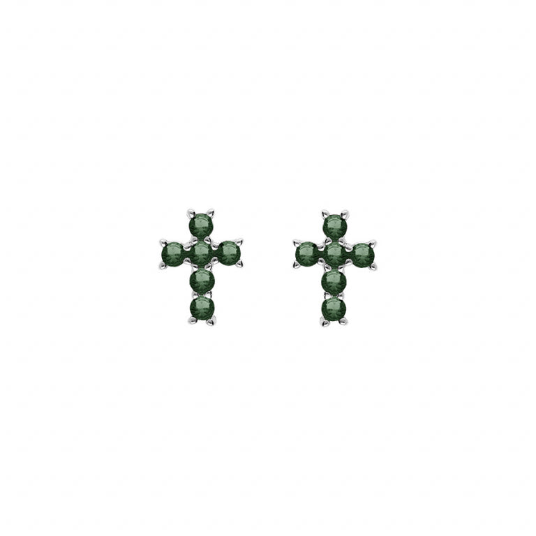 Orecchini Croce – Argento | Azuline
