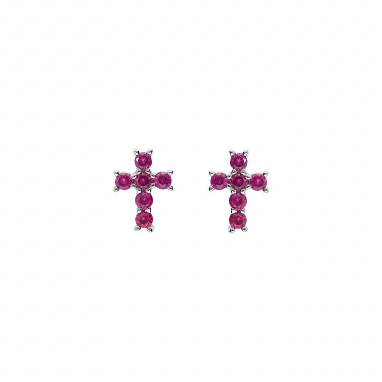 Cercei cruce – Argint | Azulin