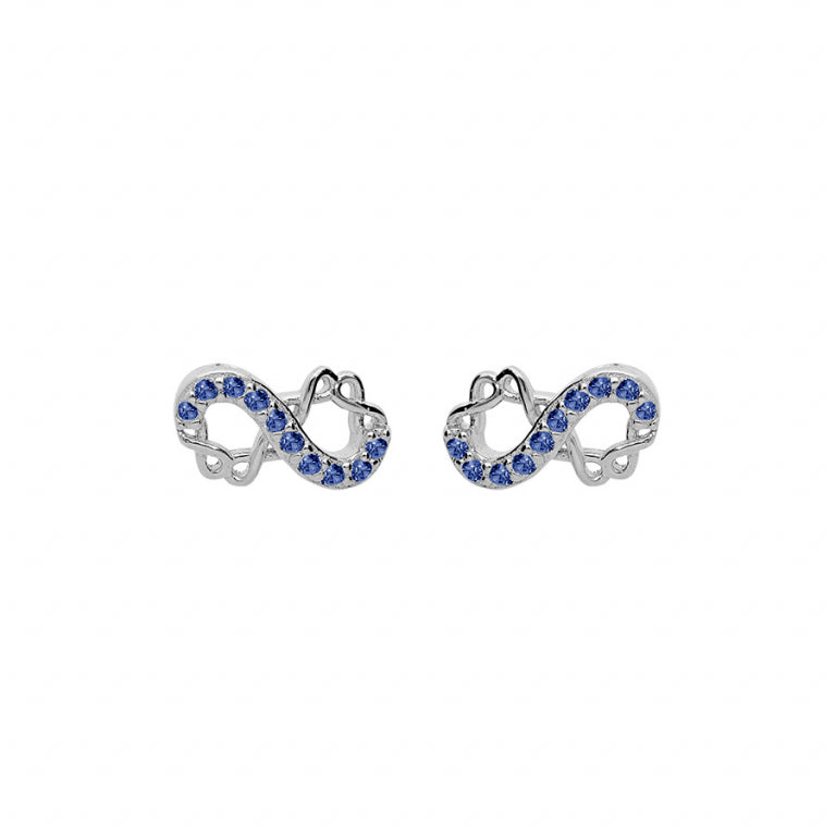 Infinity Örhängen – Silver | Azulin