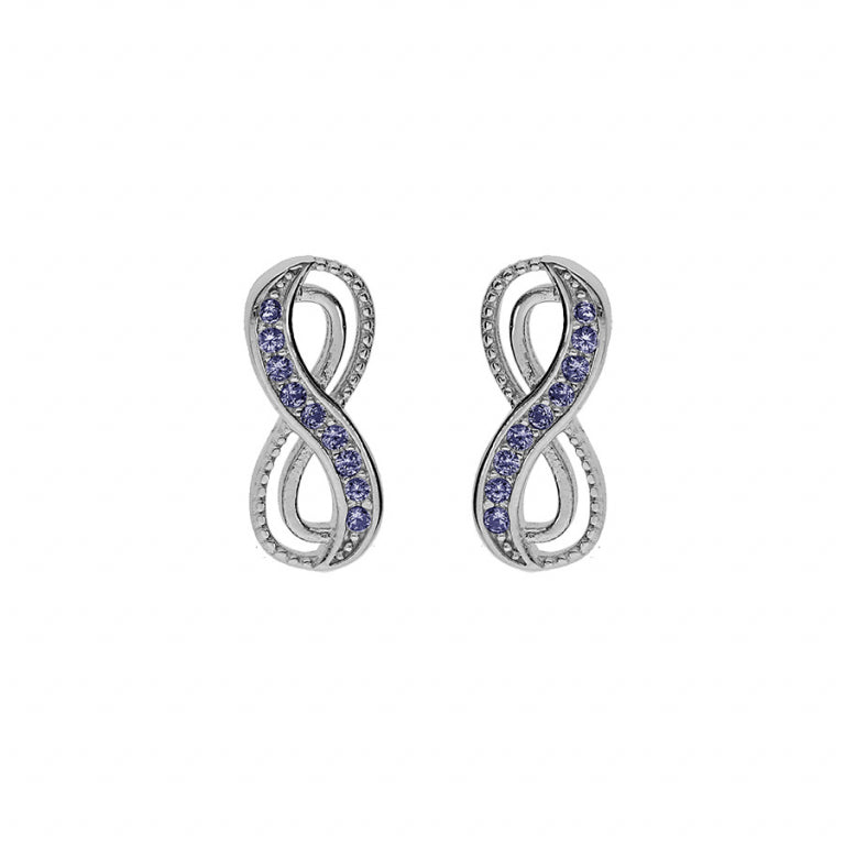 Infinity Örhängen – Silver | Azulin