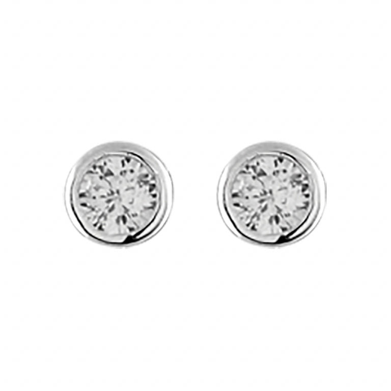 Round Earrings – Silver | Azuline