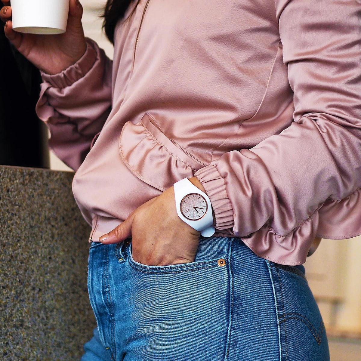 Ice-Watch LO White Pink 013427 pohled 5