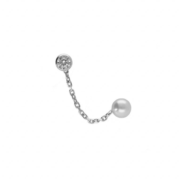 Chainette Earrings – Silver | Azuline