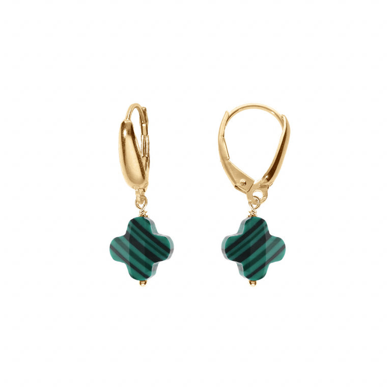 Clover Earrings – Silver Gilded with Fine Gold | Azuline