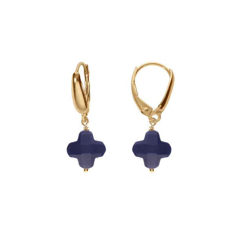 Clover Earrings – Silver Gilded with Fine Gold | Azuline