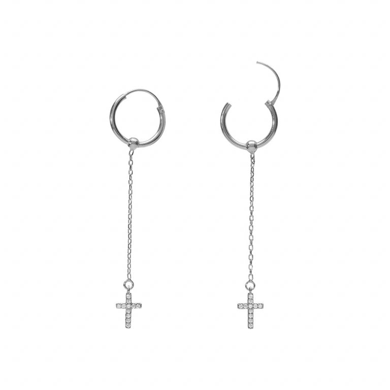 Orecchini Croce – Argento | Azuline
