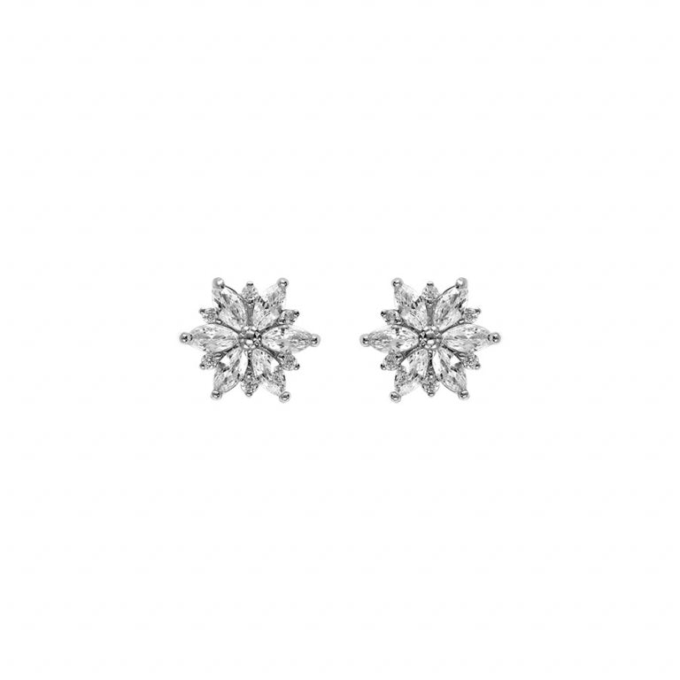 Blomsterøreringer – Sølv | Azulin