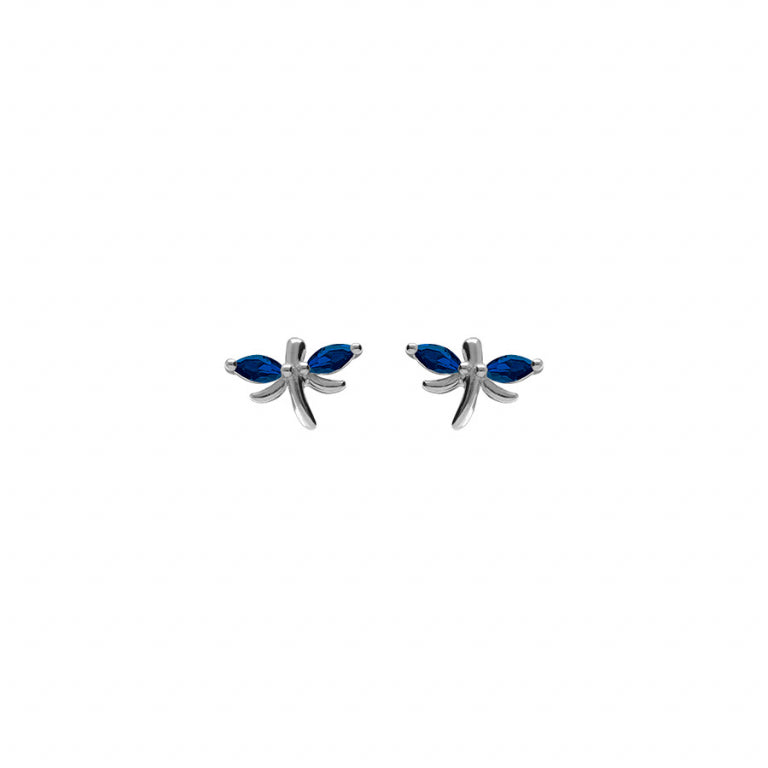 Dragonfly Øreringe – Sølv | Azulin