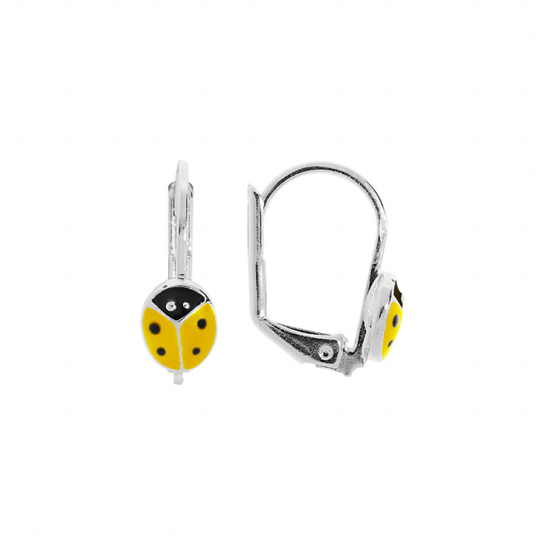 Pendientes Mariquita Durmiente – Plata | Azuline