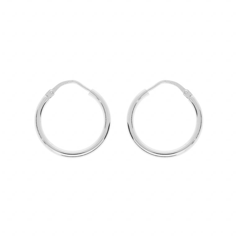Runde Draht-Creolen 2mm 20mm – 925 Silber | Azuline