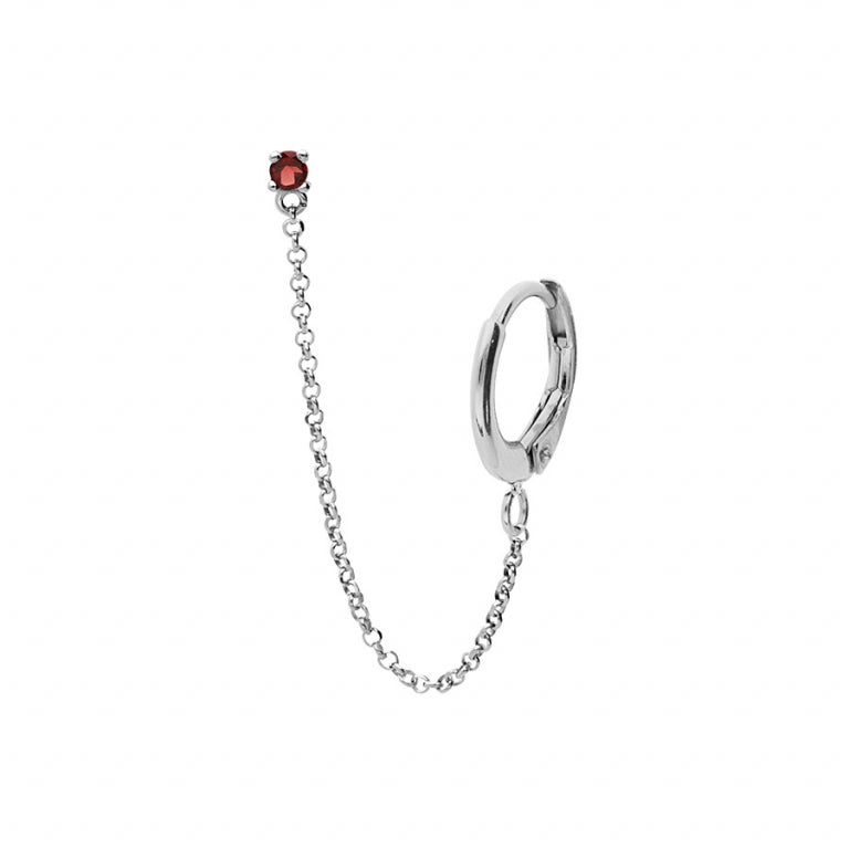 Kettingoorbellen – Zilver | Azulin