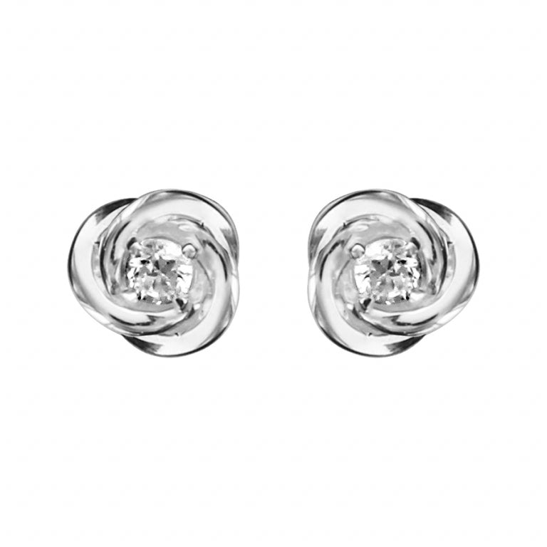 Cercei Roseta – Argint | Azulin