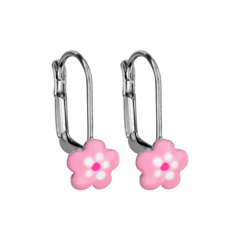 Blomsterøreringe – Sølv | Azulin