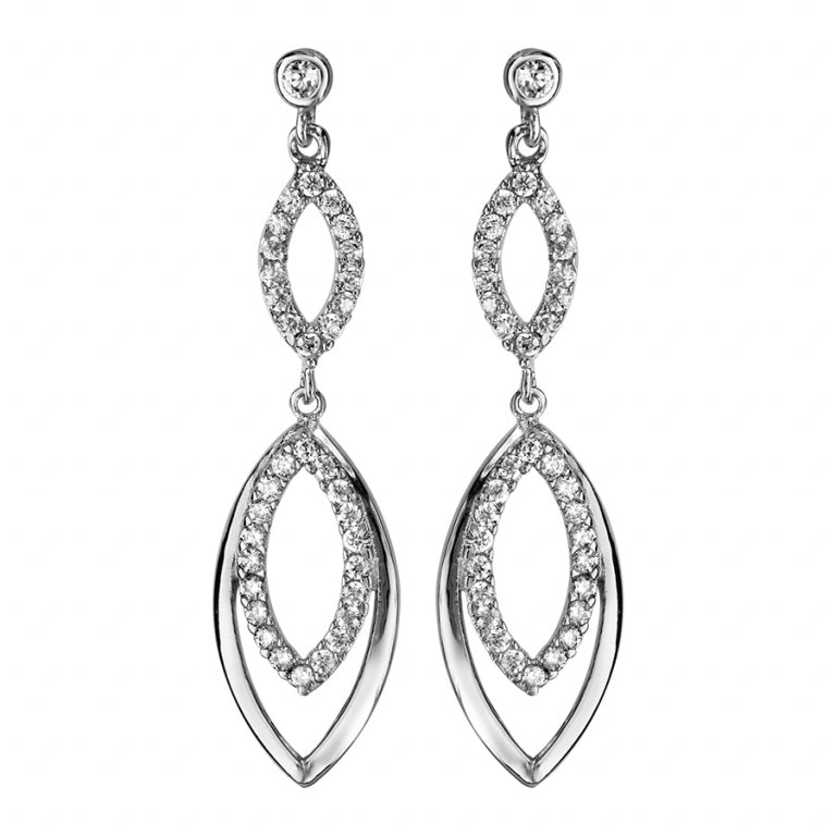 Boucles d’Oreilles Ovales – Argent | Azuline