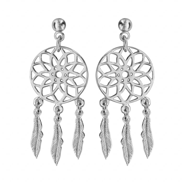 Cercei Dream Catcher – Argint | Azulin