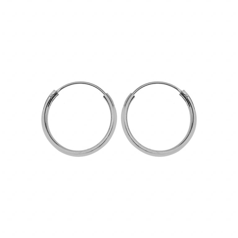 Créoles Tube – Argent | Azuline