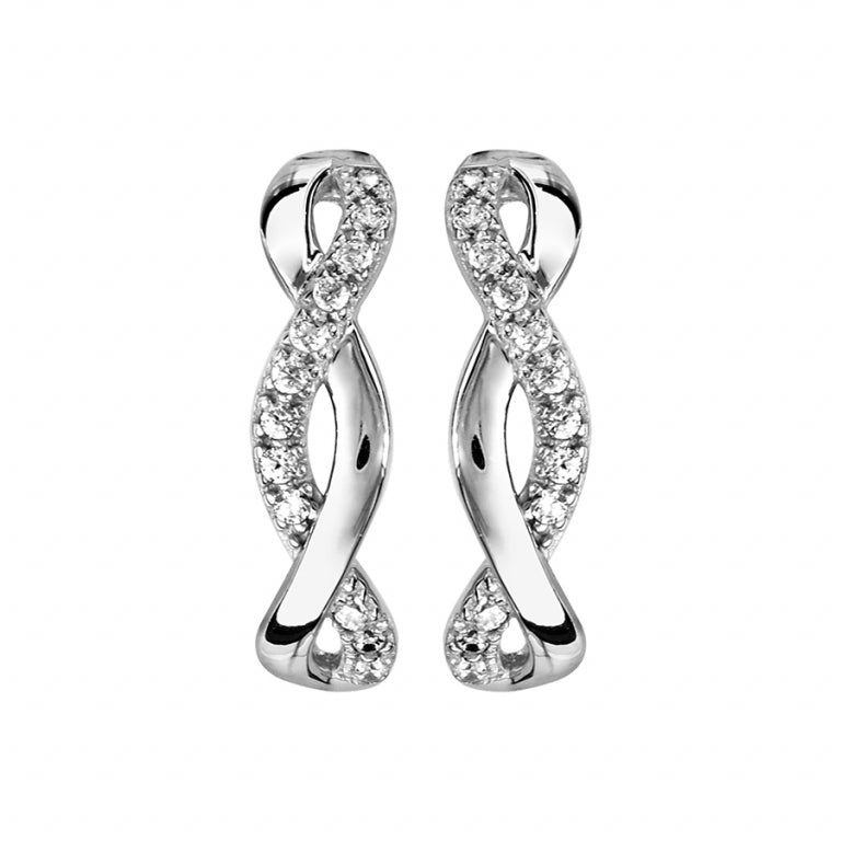 Twist-Ohrringe – Silber | Azuline