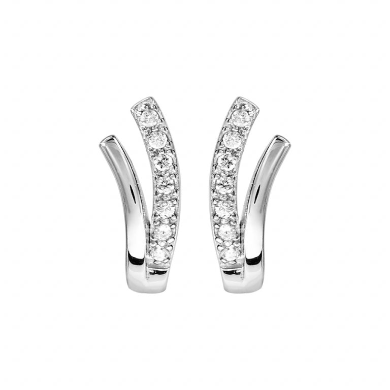 Stud Earrings – Silver | Azuline