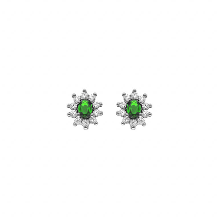 Ovale oorbellen – Zilver | Azulin