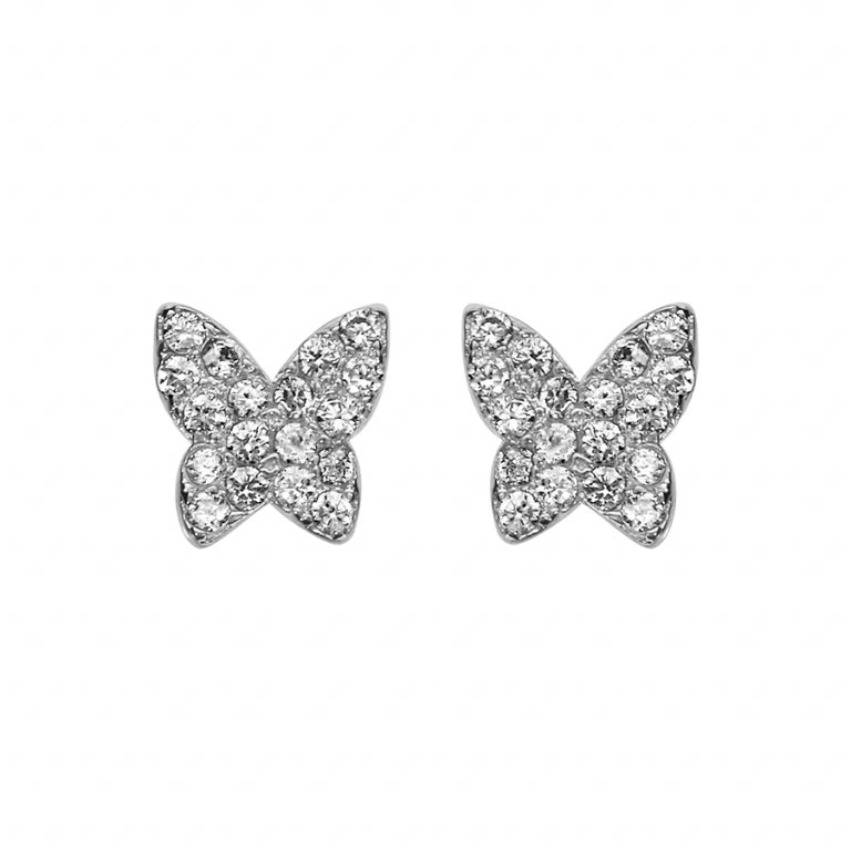 Cercei Fluture – Argint | Azulin