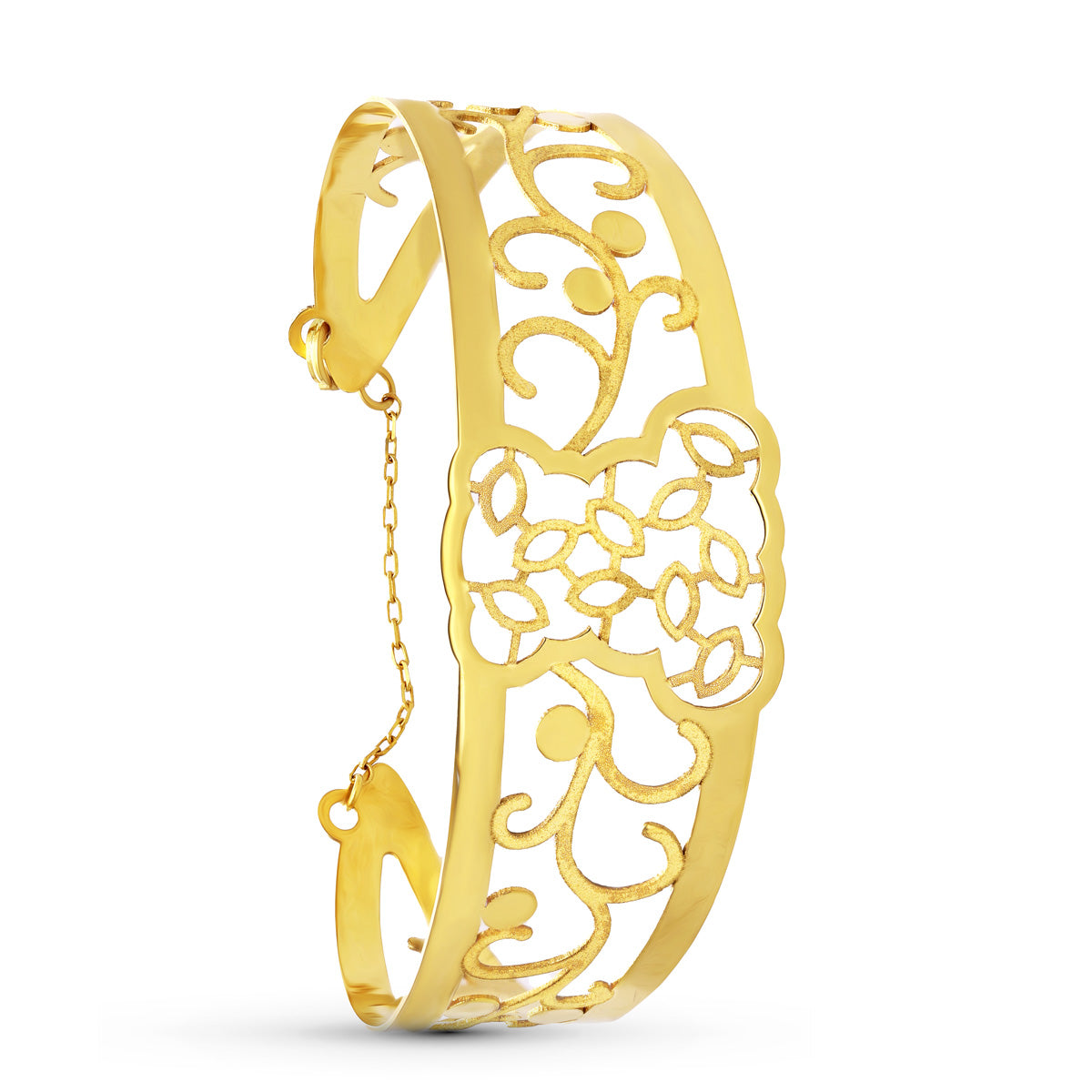 18K Laser Bear Bracelet