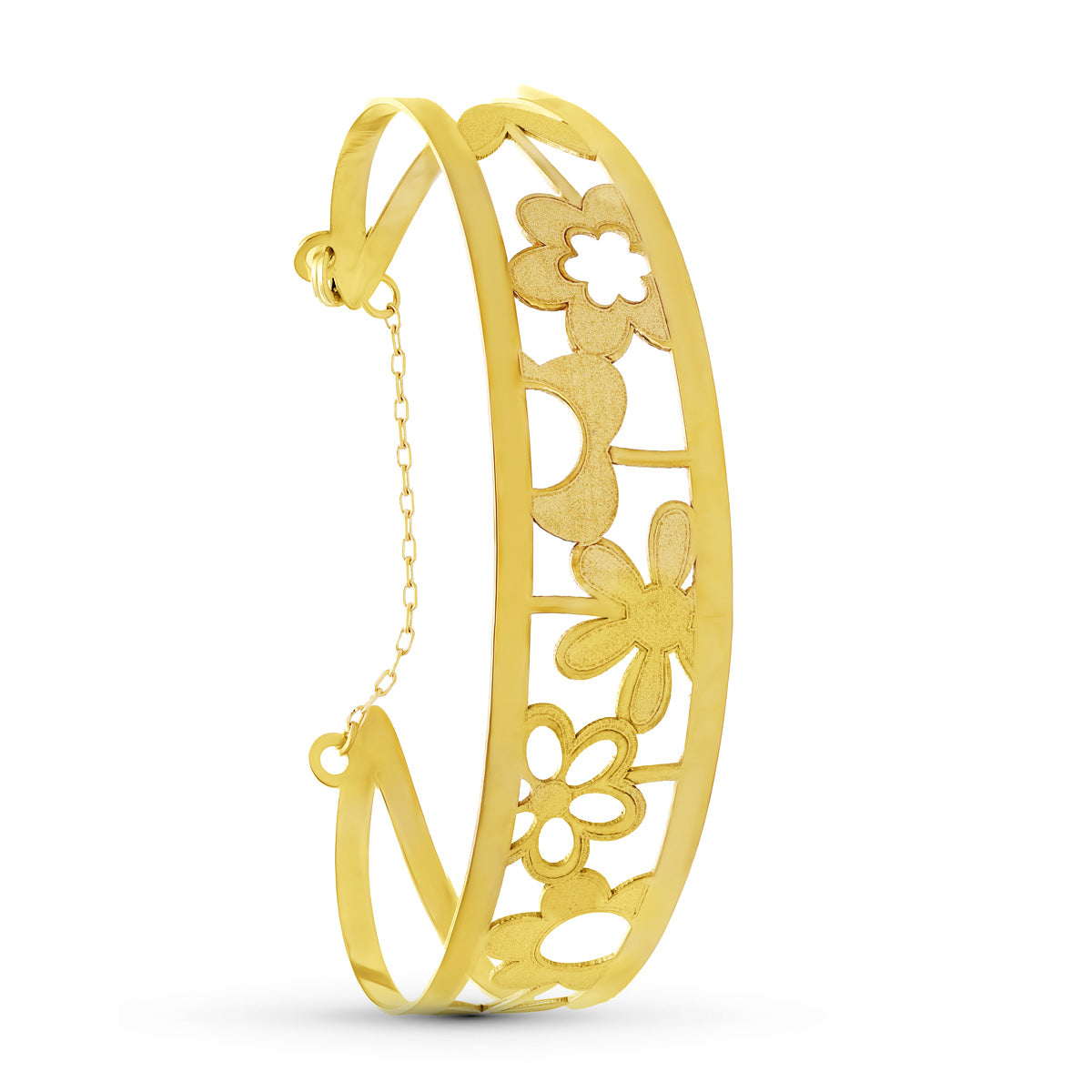 18K laserblommaarmband
