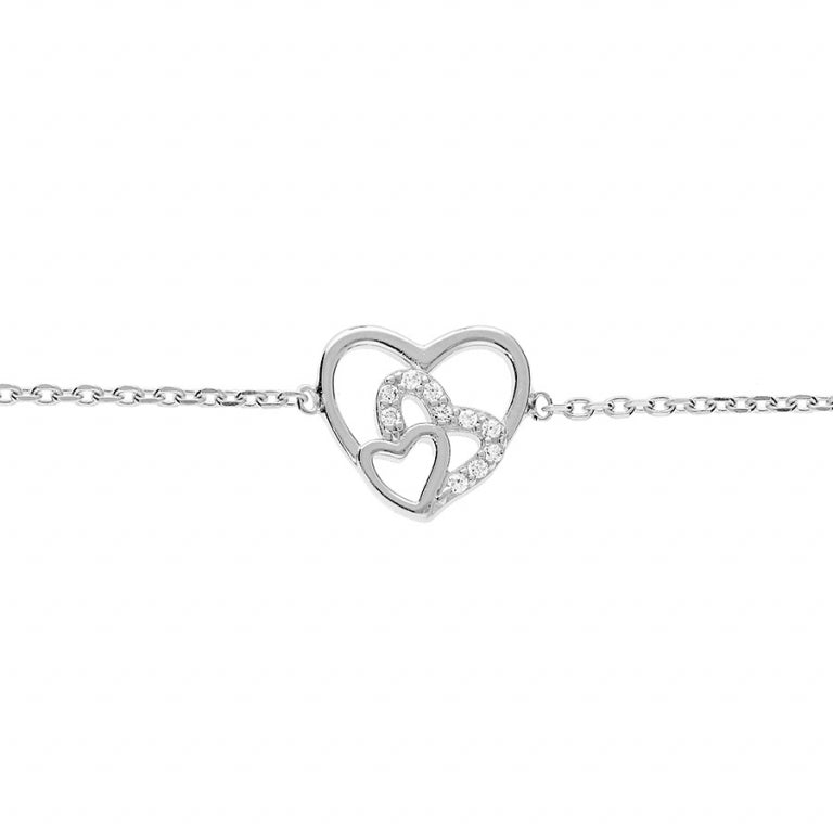 Hartenarmband – Zilver | Azulin-weergave 2